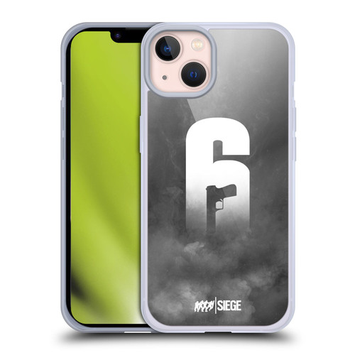 Tom Clancy's Rainbow Six Siege Logo Art Smoke Soft Gel Case for Apple iPhone 13