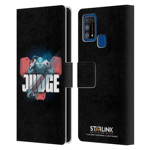 Starlink Battle for Atlas Character Art Judge Leather Book Wallet Case Cover For Samsung Galaxy M31 (2020)