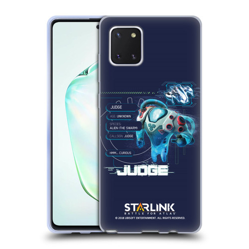 Starlink Battle for Atlas Character Art Judge 2 Soft Gel Case for Samsung Galaxy Note10 Lite