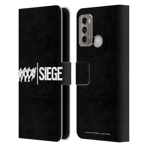 Tom Clancy's Rainbow Six Siege Logos Attack Leather Book Wallet Case Cover For Motorola Moto G60 / Moto G40 Fusion