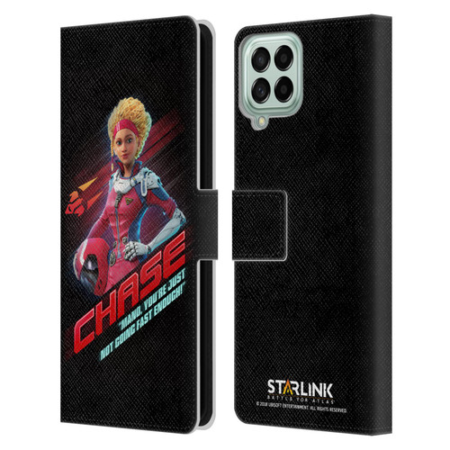 Starlink Battle for Atlas Character Art Calisto Chase Da Silva Leather Book Wallet Case Cover For Samsung Galaxy M53 (2022)