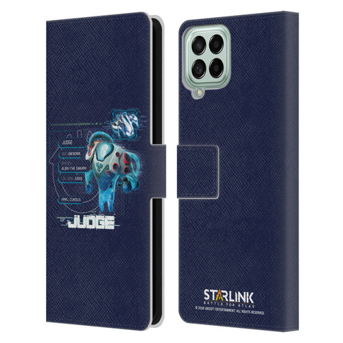 Starlink Battle for Atlas Character Art Judge 2 Leather Book Wallet Case Cover For Samsung Galaxy M53 (2022)