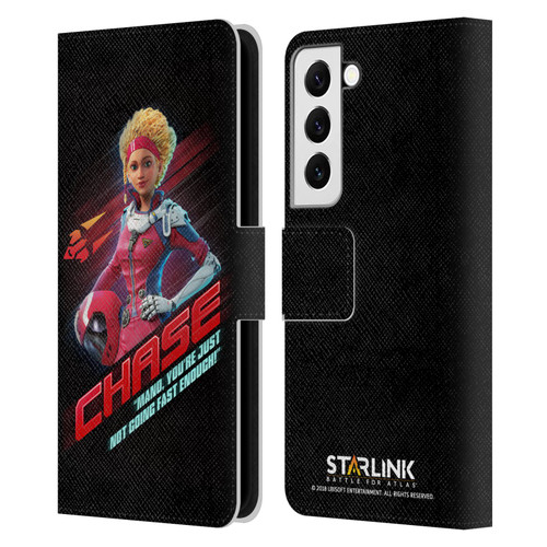 Starlink Battle for Atlas Character Art Calisto Chase Da Silva Leather Book Wallet Case Cover For Samsung Galaxy S22 5G