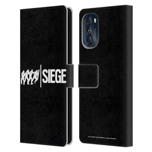 Tom Clancy's Rainbow Six Siege Logos Attack Leather Book Wallet Case Cover For Motorola Moto G (2022)