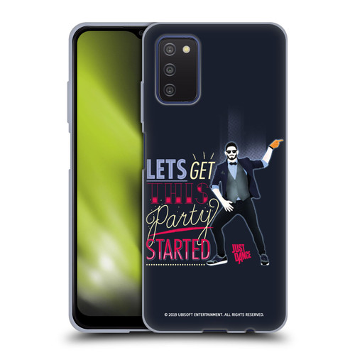 Just Dance Artwork Compositions Party Started Soft Gel Case for Samsung Galaxy A03s (2021)
