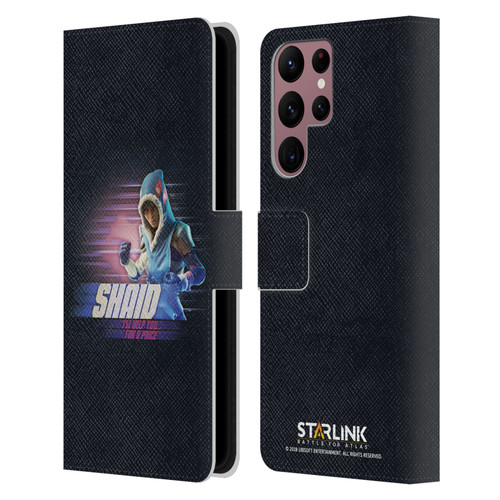 Starlink Battle for Atlas Character Art Shaid Leather Book Wallet Case Cover For Samsung Galaxy S22 Ultra 5G