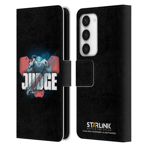 Starlink Battle for Atlas Character Art Judge Leather Book Wallet Case Cover For Samsung Galaxy S23 5G