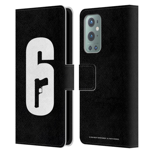 Tom Clancy's Rainbow Six Siege Logos Black And White Leather Book Wallet Case Cover For OnePlus 9