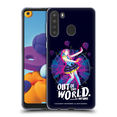 Just Dance Artwork Compositions Out Of This World Soft Gel Case for Samsung Galaxy A21 (2020)