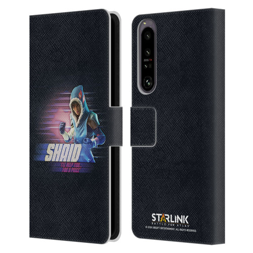 Starlink Battle for Atlas Character Art Shaid Leather Book Wallet Case Cover For Sony Xperia 1 IV
