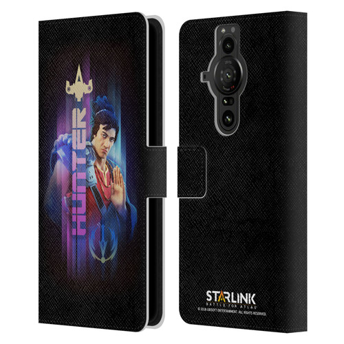 Starlink Battle for Atlas Character Art Hunter Hakka Leather Book Wallet Case Cover For Sony Xperia Pro-I