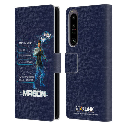 Starlink Battle for Atlas Character Art Mason Leather Book Wallet Case Cover For Sony Xperia 1 IV