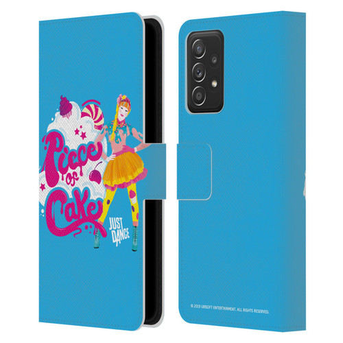 Just Dance Artwork Compositions Piece Of Cake Leather Book Wallet Case Cover For Samsung Galaxy A52 / A52s / 5G (2021)
