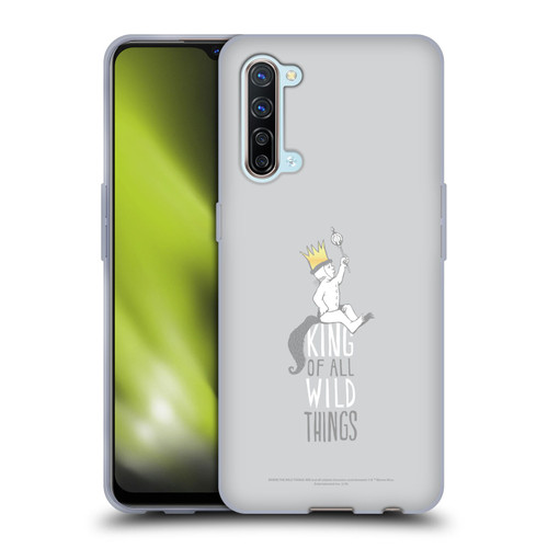 Where the Wild Things Are Literary Graphics King Soft Gel Case for OPPO Find X2 Lite 5G