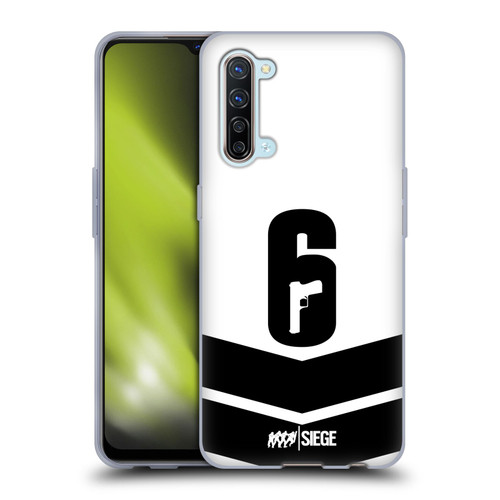 Tom Clancy's Rainbow Six Siege Logo Art Esport Jersey Soft Gel Case for OPPO Find X2 Lite 5G