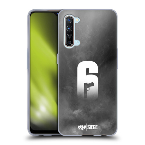 Tom Clancy's Rainbow Six Siege Logo Art Smoke Soft Gel Case for OPPO Find X2 Lite 5G