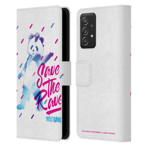 Just Dance Artwork Compositions Save The Rave Leather Book Wallet Case Cover For Samsung Galaxy A53 5G (2022)