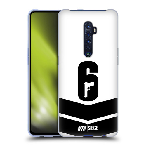 Tom Clancy's Rainbow Six Siege Logo Art Esport Jersey Soft Gel Case for OPPO Reno 2