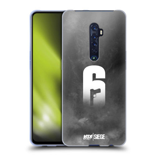 Tom Clancy's Rainbow Six Siege Logo Art Smoke Soft Gel Case for OPPO Reno 2