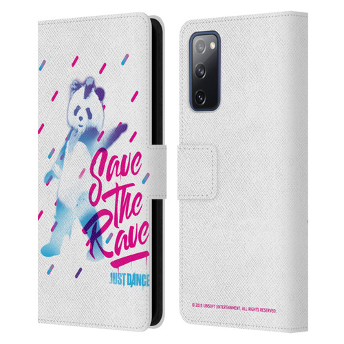 Just Dance Artwork Compositions Save The Rave Leather Book Wallet Case Cover For Samsung Galaxy S20 FE / 5G