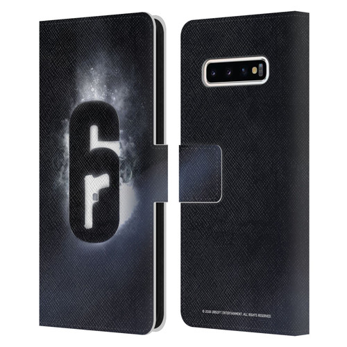 Tom Clancy's Rainbow Six Siege Logos Glow Leather Book Wallet Case Cover For Samsung Galaxy S10+ / S10 Plus