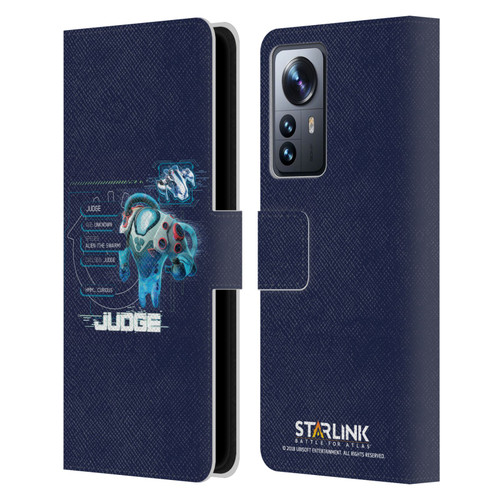 Starlink Battle for Atlas Character Art Judge 2 Leather Book Wallet Case Cover For Xiaomi 12 Pro