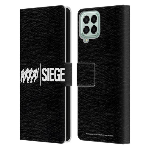 Tom Clancy's Rainbow Six Siege Logos Attack Leather Book Wallet Case Cover For Samsung Galaxy M33 (2022)