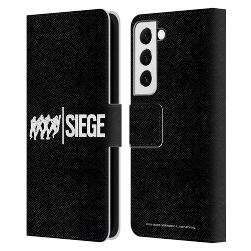 Tom Clancy's Rainbow Six Siege Logos Attack Leather Book Wallet Case Cover For Samsung Galaxy S22 5G