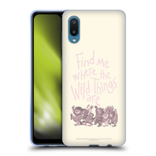 Where the Wild Things Are Literary Graphics Find Me Soft Gel Case for Samsung Galaxy A02/M02 (2021)