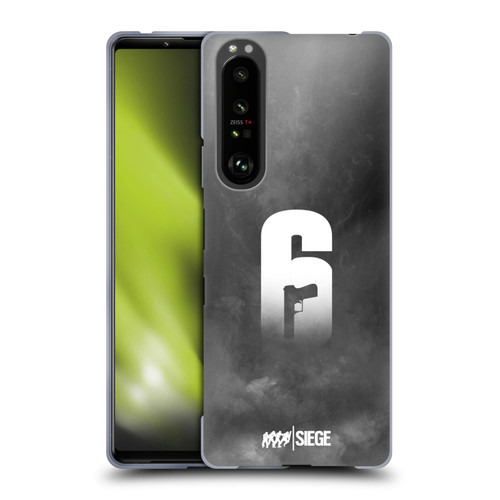 Tom Clancy's Rainbow Six Siege Logo Art Smoke Soft Gel Case for Sony Xperia 1 III