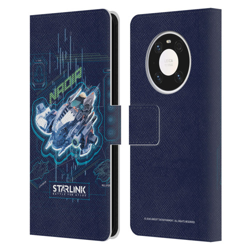 Starlink Battle for Atlas Starships Nadir Leather Book Wallet Case Cover For Huawei Mate 40 Pro 5G