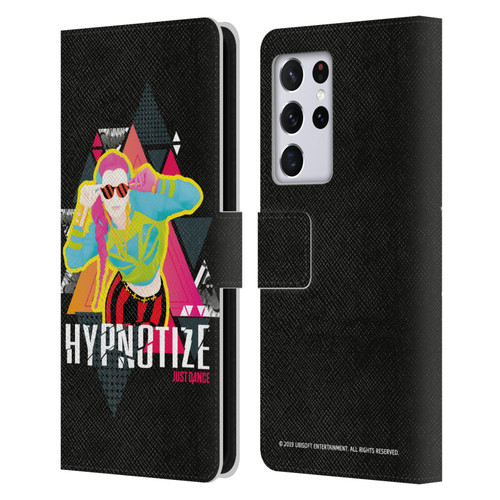 Just Dance Artwork Compositions Hypnotize Leather Book Wallet Case Cover For Samsung Galaxy S21 Ultra 5G