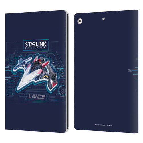 Starlink Battle for Atlas Starships Lance Leather Book Wallet Case Cover For Apple iPad 10.2 2019/2020/2021