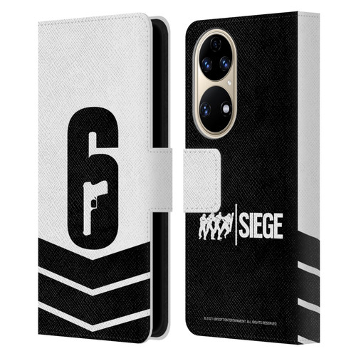 Tom Clancy's Rainbow Six Siege Logo Art Esport Jersey Leather Book Wallet Case Cover For Huawei P50