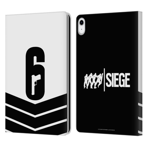 Tom Clancy's Rainbow Six Siege Logo Art Esport Jersey Leather Book Wallet Case Cover For Apple iPad 10.9 (2022)
