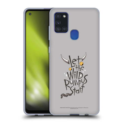 Where the Wild Things Are Literary Graphics Rumpus Soft Gel Case for Samsung Galaxy A21s (2020)