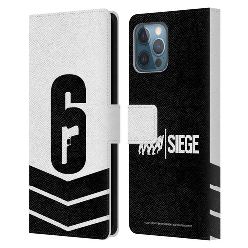 Tom Clancy's Rainbow Six Siege Logo Art Esport Jersey Leather Book Wallet Case Cover For Apple iPhone 12 Pro Max