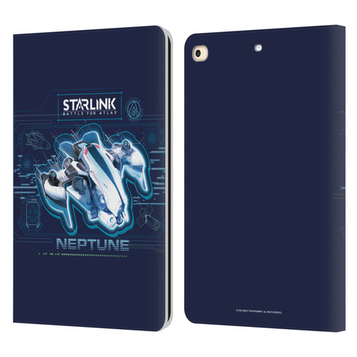 Starlink Battle for Atlas Starships Neptune Leather Book Wallet Case Cover For Apple iPad 9.7 2017 / iPad 9.7 2018