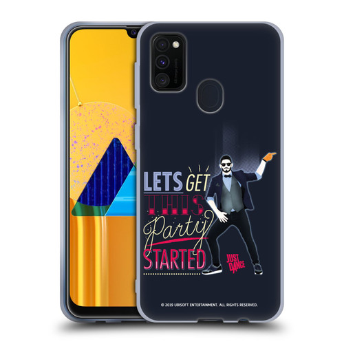 Just Dance Artwork Compositions Party Started Soft Gel Case for Samsung Galaxy M30s (2019)/M21 (2020)