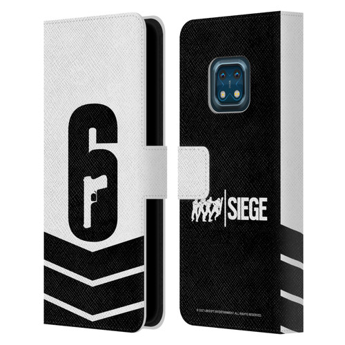 Tom Clancy's Rainbow Six Siege Logo Art Esport Jersey Leather Book Wallet Case Cover For Nokia XR20