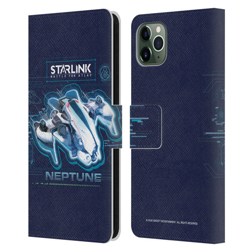 Starlink Battle for Atlas Starships Neptune Leather Book Wallet Case Cover For Apple iPhone 11 Pro Max