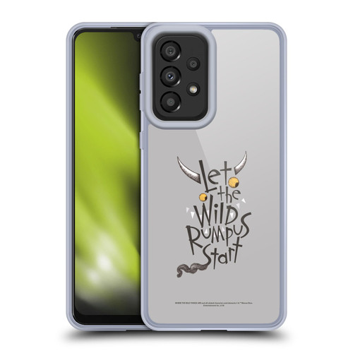 Where the Wild Things Are Literary Graphics Rumpus Soft Gel Case for Samsung Galaxy A33 5G (2022)