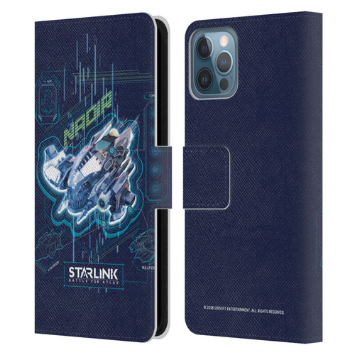 Starlink Battle for Atlas Starships Nadir Leather Book Wallet Case Cover For Apple iPhone 12 / iPhone 12 Pro