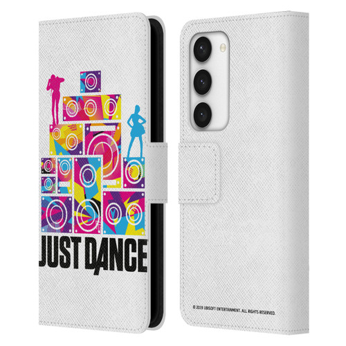 Just Dance Artwork Compositions Silhouette 4 Leather Book Wallet Case Cover For Samsung Galaxy S23 5G