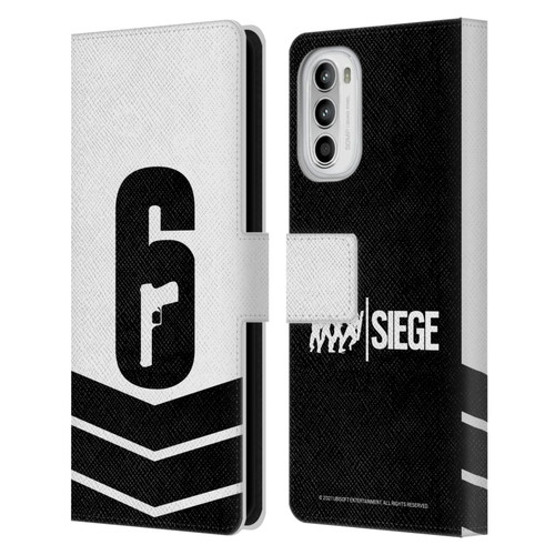 Tom Clancy's Rainbow Six Siege Logo Art Esport Jersey Leather Book Wallet Case Cover For Motorola Moto G52