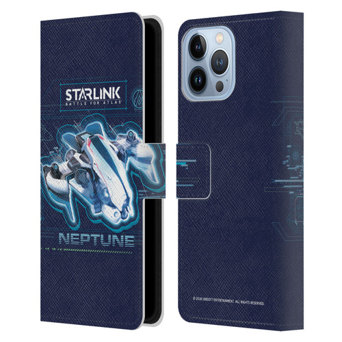 Starlink Battle for Atlas Starships Neptune Leather Book Wallet Case Cover For Apple iPhone 13 Pro Max