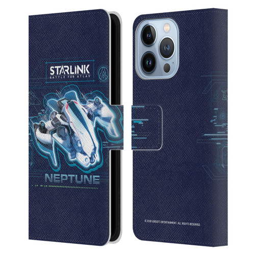 Starlink Battle for Atlas Starships Neptune Leather Book Wallet Case Cover For Apple iPhone 13 Pro