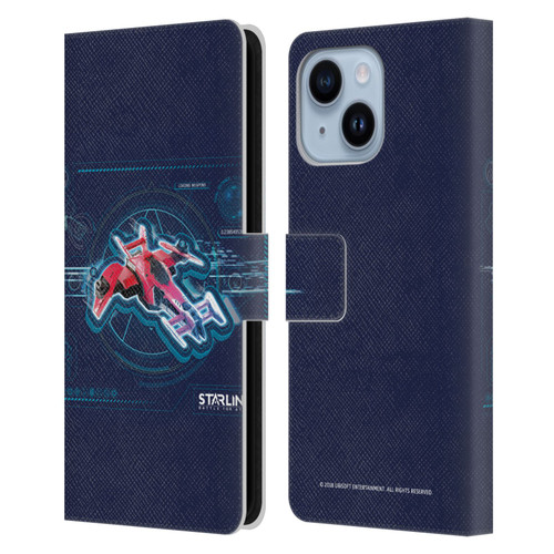 Starlink Battle for Atlas Starships Pulse Leather Book Wallet Case Cover For Apple iPhone 14 Plus