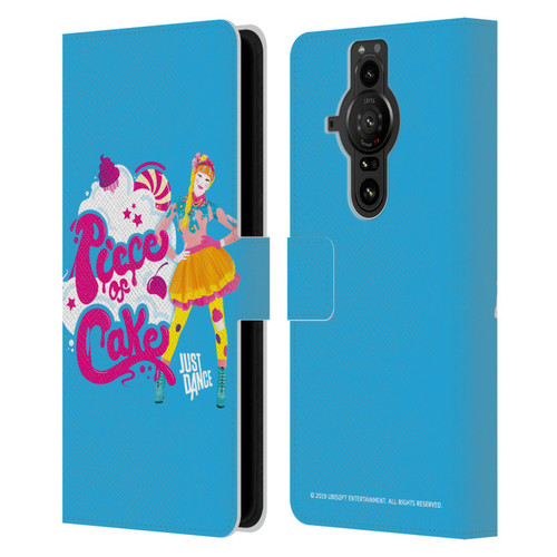 Just Dance Artwork Compositions Piece Of Cake Leather Book Wallet Case Cover For Sony Xperia Pro-I