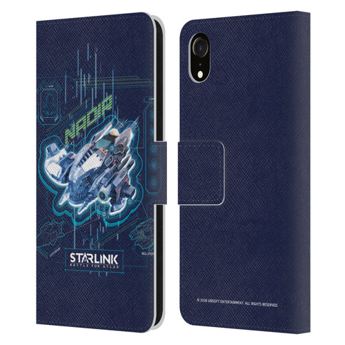 Starlink Battle for Atlas Starships Nadir Leather Book Wallet Case Cover For Apple iPhone XR
